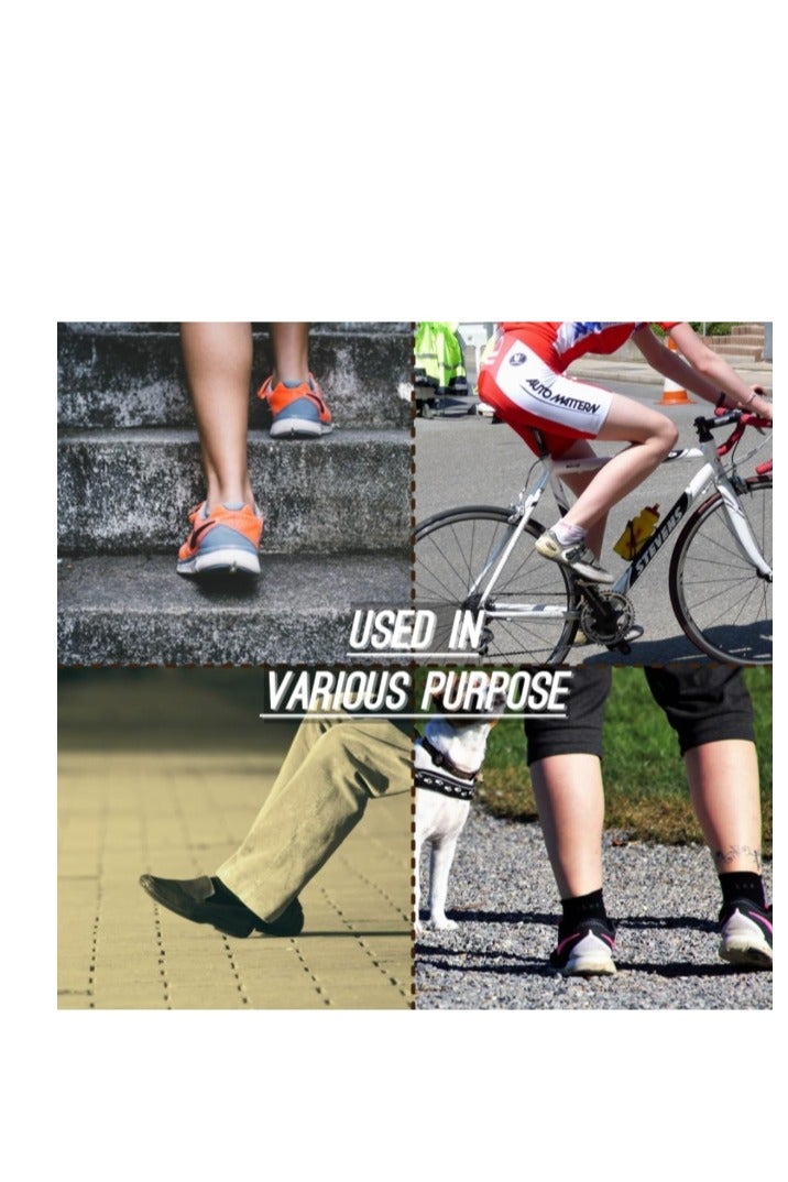 Men 2.5CM Increased Shoe Insoles Height Increase Shoe Inserts, Inner Heightening Insole Silicone Socks Inner Invisible Heightening Pad Foot Pad Heel Pad Half Pad Anti-Wear Shock Absorption 1 Pair - Image 5