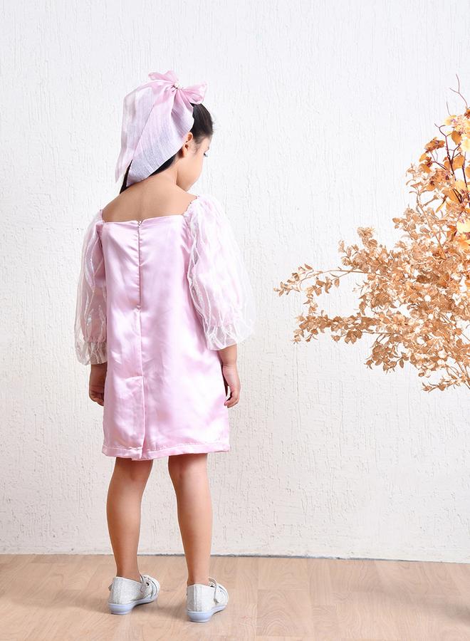 بيلا مودا فستان بأكمام أورجانزا - Image 2