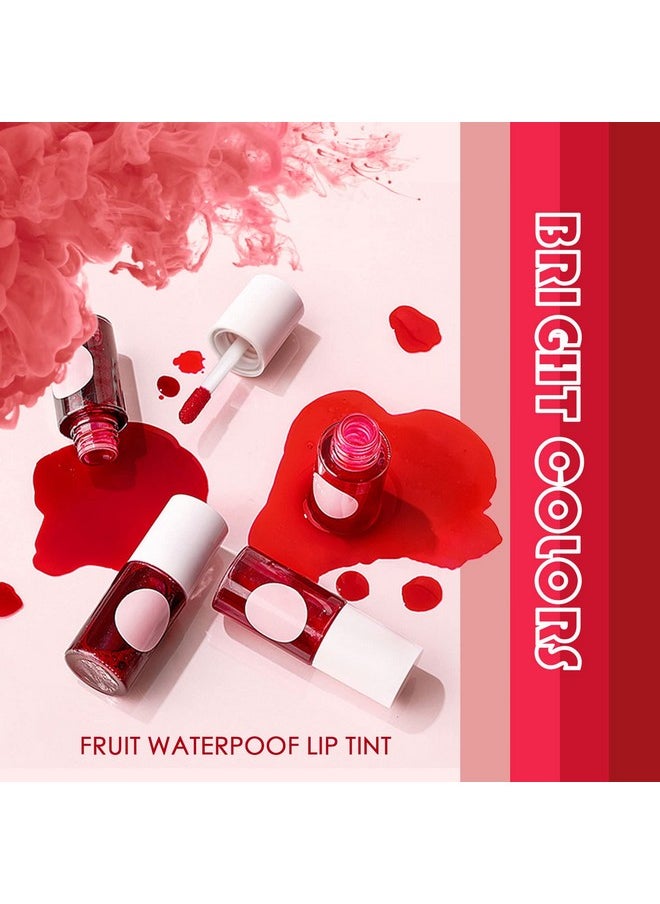 LemonSac - Lip Tint Stain Set, Lemonsac Velvet Lip Tint Watery Lip Stain, Moisturizing Waterproof Mini Liquid Lipstick,Plump Lip Gloss Long-Lasting Korean Matte Lip Tint Non-Sticky Tinta De Labios (4Pcs) - Image 1