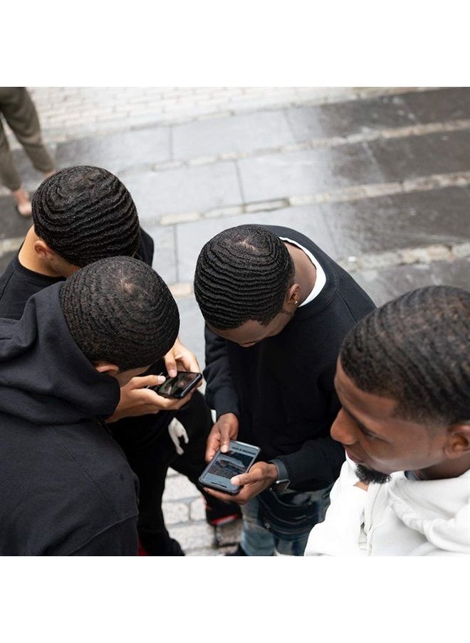 Wavebuilder WaveBuilder Wave Cap | Promotes Healthy and Uniform Hair Waves, Black, 2 Count  - Image 5