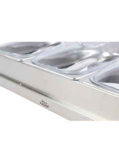 PROOF Electric Food Warmer Stainless Steel with Temperature Control 3 x 2.5 Liter Each for Parties - and Serving Luxury Foods for Buffets 300 Watts  - Image 5