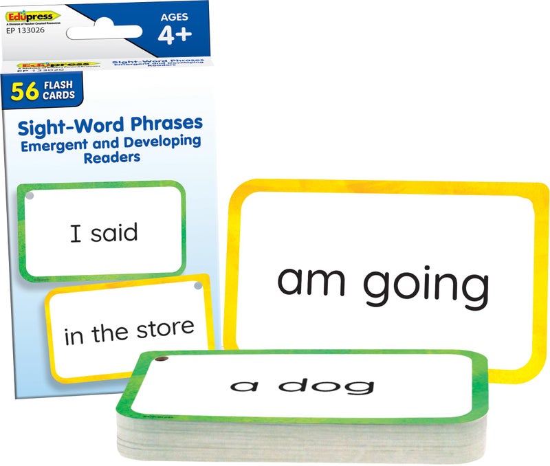 Teacher Created Resources Essential Learning 50 Sight-Word Phrases for Emergent Readers (ELP133026) - Image 1
