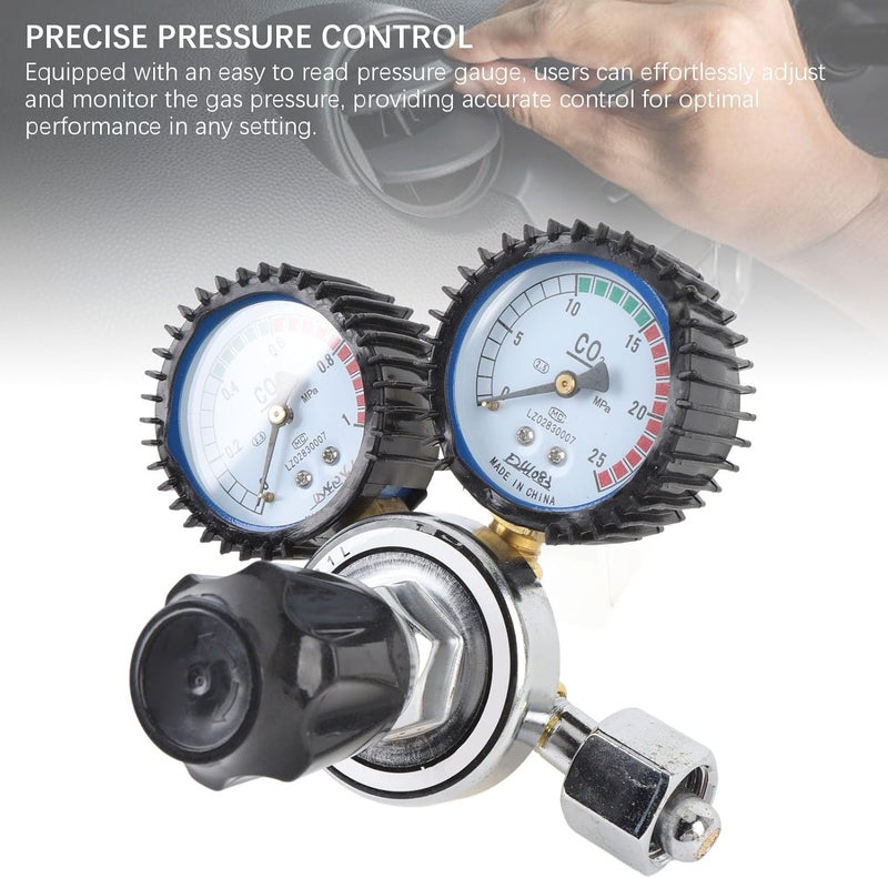 Shop & home all-space compatible Dual Stage CO2 Regulator 2 Gauges Precise Control Metal Construction G5/8 In M16x1.5 Out Flexible sizing options Surface safe Reliable local delivery service Periodic stock arrangement Wide range compatible material Defect free upgraded substance Globally trusted quality Season change compatible build Nationwide courier network Upgraded classic design Wide use selected material Flat working surface In-house warehouse packing Multi stock guarantee supply Updated modern design Classic design alternatives Protective coating All-round well-engineered practical build Elegant multi-option build Daily repeated use trusted quality Connectable modular Diverse operating method fit Daily life matching design Practical design alternatives - Image 5