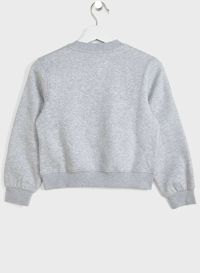 TOMMY HILFIGER Youth Slogan Sweatshirt