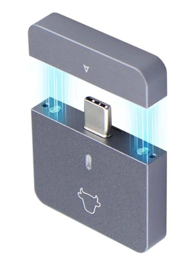 M.2 NVMe SSD Enclosure Aluminum Tool-Free Adapter, 10Gbps USB3.2 Reader, for M.2 NVMe M-Key 2230 SSD, New 2230 Plug and Play M.2 Hard Drive Case, Support UASP, Plug and Play - Image 1