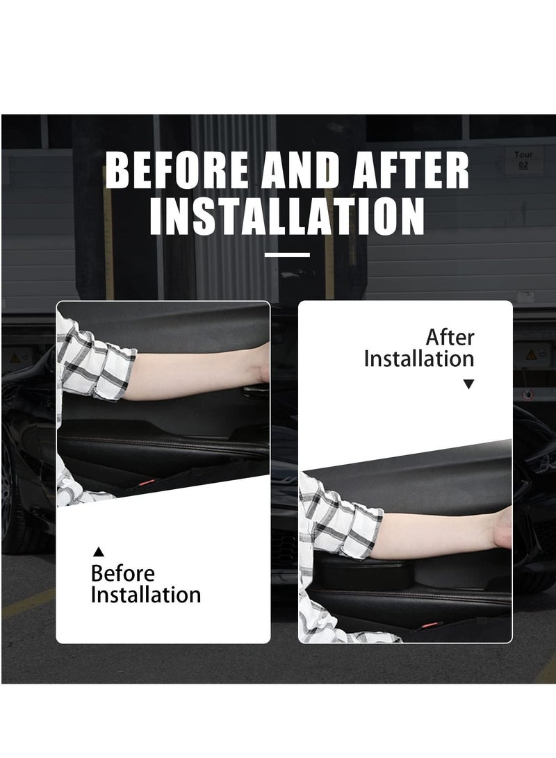 Excefore Car Center Console Armrest Box, 1 PC Support Elbow Wrist Rest Pad Car Armrest Extender Adjustable, Auto Storage Organizer Box, Fit for All Car Models (Black) - Image 3