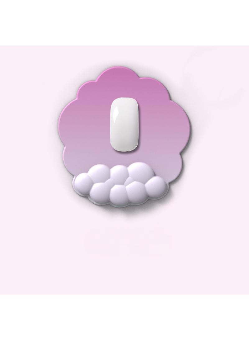 Y&D 2-Piece Office Keyboard Cloud Wrist Rest And High Density Memory Silicone Non Slip Base Mouse Pad - Image 2