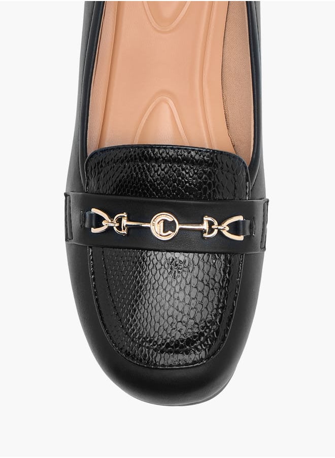 Le Confort Womens Textured Loafers With Wedge Heels  - Image 4