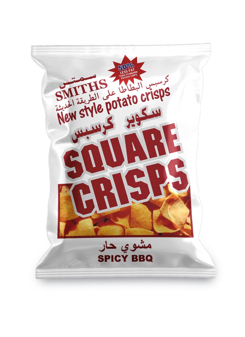 Smiths Spicy BBQ Square Chips 25g - Image 1