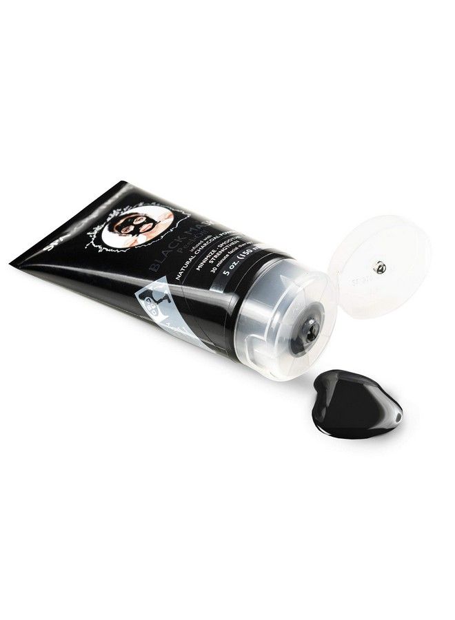 spascriptions 5 Oz 150 Ml Black Mask Blackhead Remover Mask Blackhead Peel Off Face Mask Charcoal Face Mask Blackhead Mask Deep Cleansing Black Mask Pore Shrinking Facial Mask For Face & Nose Skin Care  - Image 4