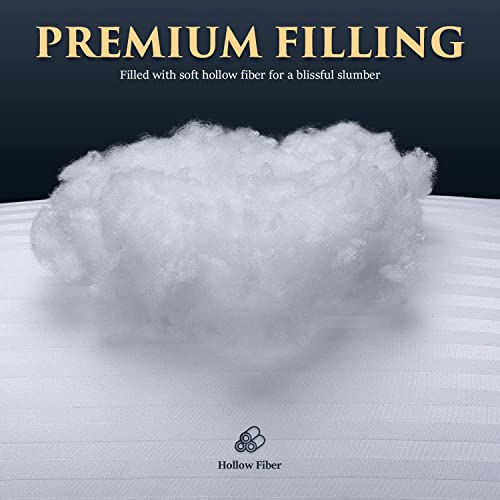 Wakewell Hollow Fibre Soft Pillow (16 X 24 inch, White, Standard) - 1 Piece - Image 2