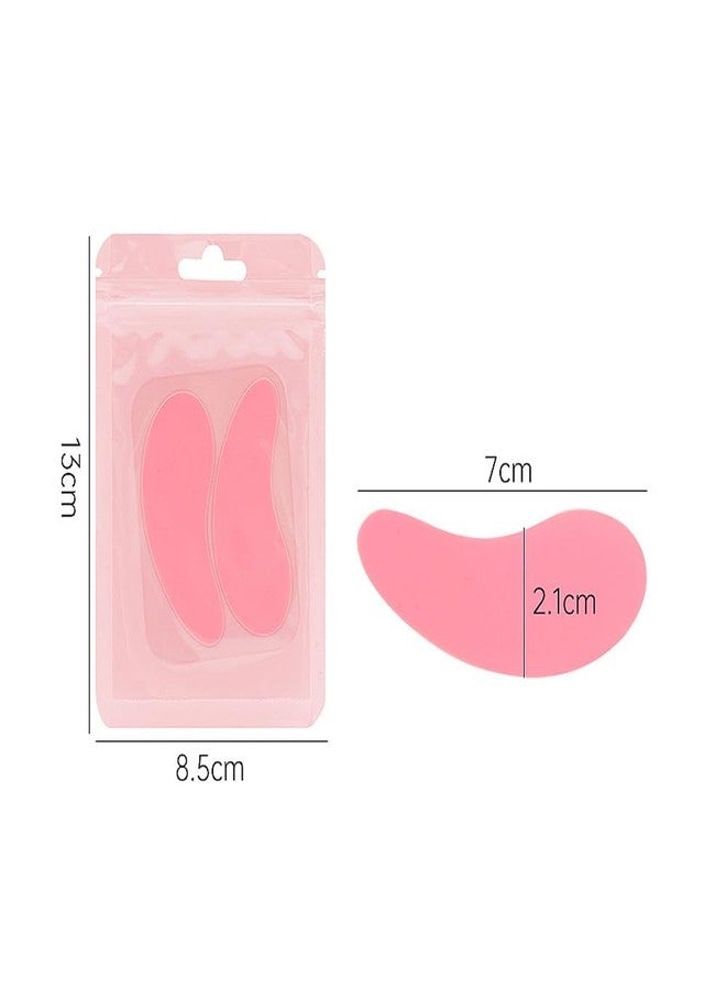 GBSTORE 3 Pairs Silicone Reusable Eye Patches Eye Wrinkle Patches Under Eye Patches Mask for Plump Fine Lines & Wrinkles (Pink+White+Purple) - Image 5