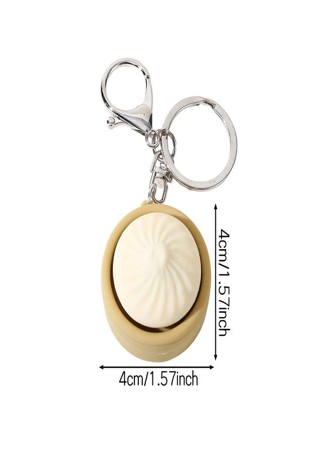 Tizee 2-Piece Dumpling Fidget Clicker Toy - Button Clicker Keychain for Stress Relief, Anxiety, and Passing Time - Portable, Crisp Sound, Home, Office, Travel, Gifts for Adults - Image 5