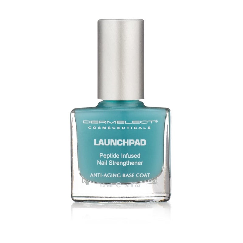 Dermelect Launchpad Nail Strengthener - Nailcare Base Coat with Keratin Protein Peptides, Strengthening, Hardening Protective Treatment for Weak, Thin, Brittle, Hard to Grow, Damaged Nails 0.4 oz - Image 4