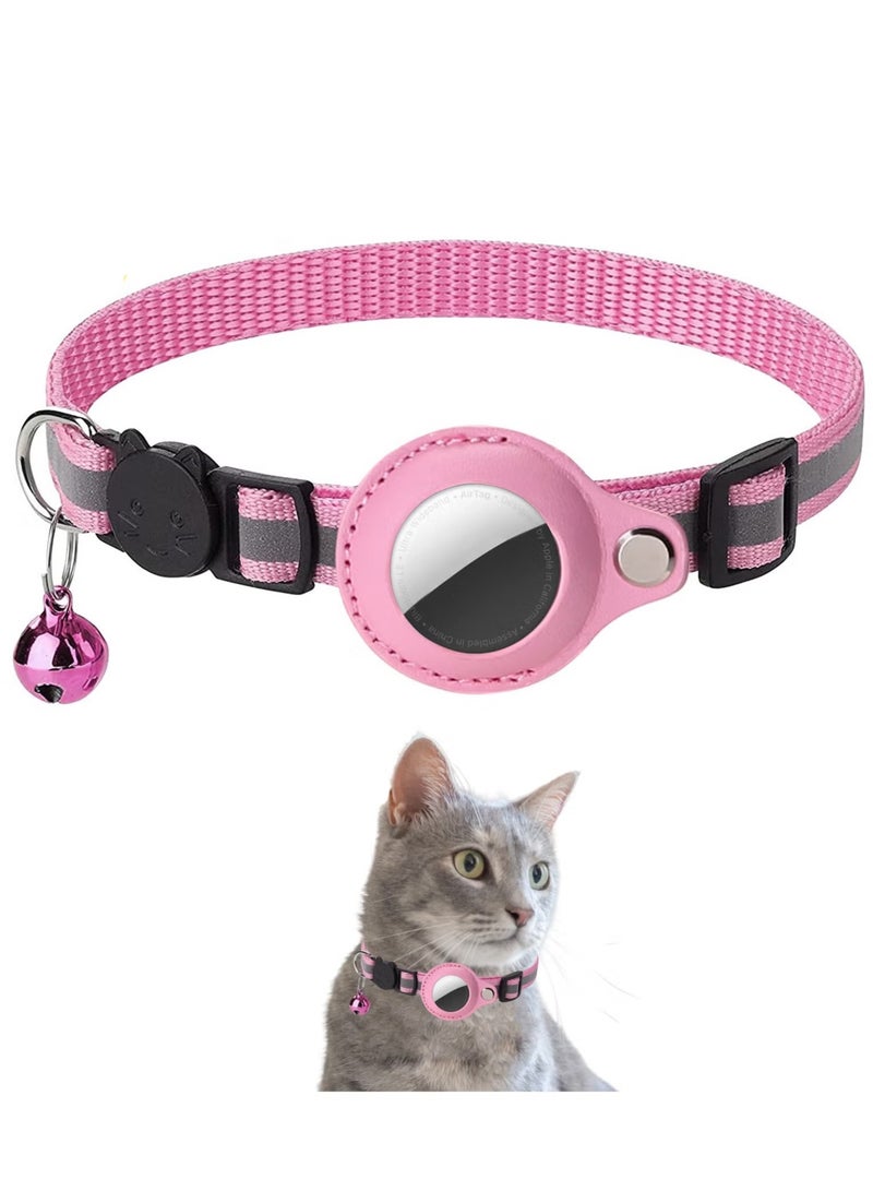 طوق قطط آيرتاج مع جرس طوق قطط قابل للتعديل مع نظام فك، طوق حيوانات أليفة صغيرة بشريط عاكس - Image 1