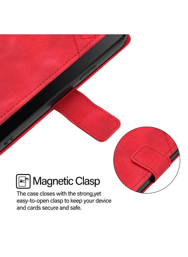 erorex Case For vivo Y29S 5G / Y04 4G Global Skin Feel Embossed Leather Phone Case - Image 5