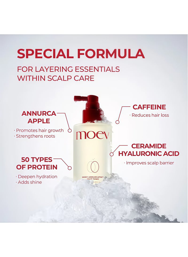 MOEV Hair Loss  Thinning Treatment –  Annurcatin Hair Tonic for Regrowth, Strengthening  Scalp Health - Image 4