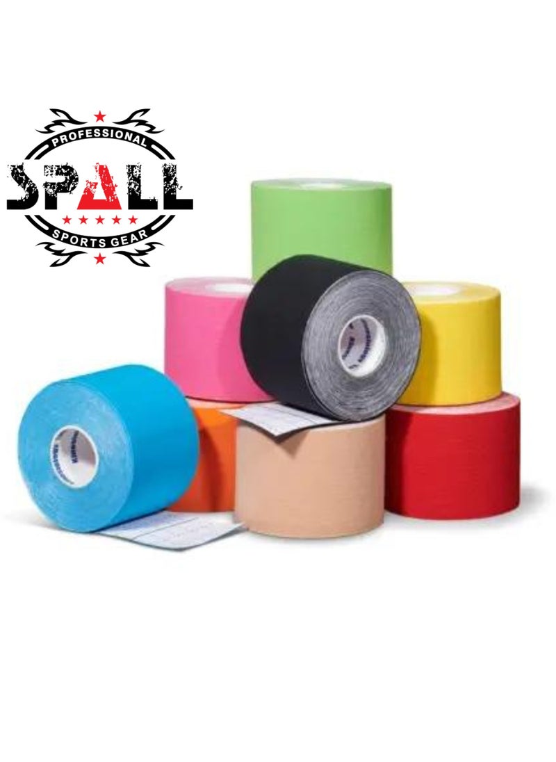 Spall Pack of Muscle Pain Relief Tape Waterproof Breathable Kinesiology Tape, Athletic Elastic Kneepad Muscle Pain Relief Knee Taping for Gym, Fitness Running, Tennis, Swimming Football  - Image 1