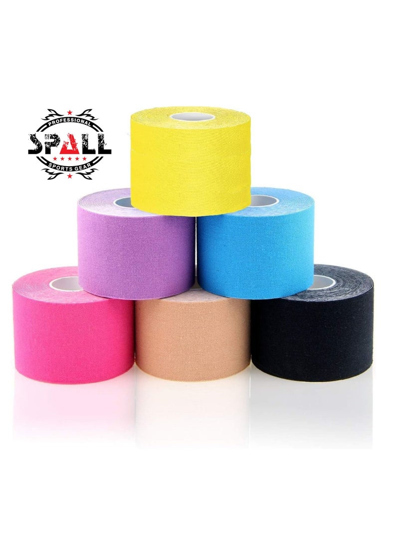 Spall Pack of Muscle Pain Relief Tape Waterproof Breathable Kinesiology Tape, Athletic Elastic Kneepad Muscle Pain Relief Knee Taping for Gym, Fitness Running, Tennis, Swimming Football  - Image 4