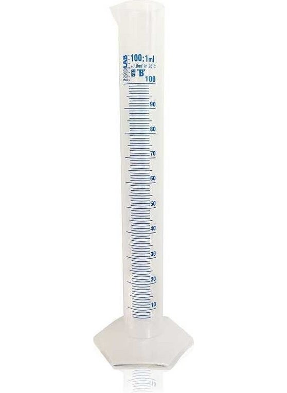 Isolab Measuring Measure - Long From - P.p - B Quality - Blue Scale - 25 ml  - Image 1
