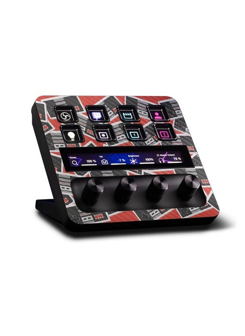 Mightyskins Carbon Fiber Skin Compatible With Elgato Stream Deck + Retro Controllers 3 | Protective, Durable Textured Carbon Fiber Finish | Easy To Apply, Remove, And Change Styles | Made In The Usa