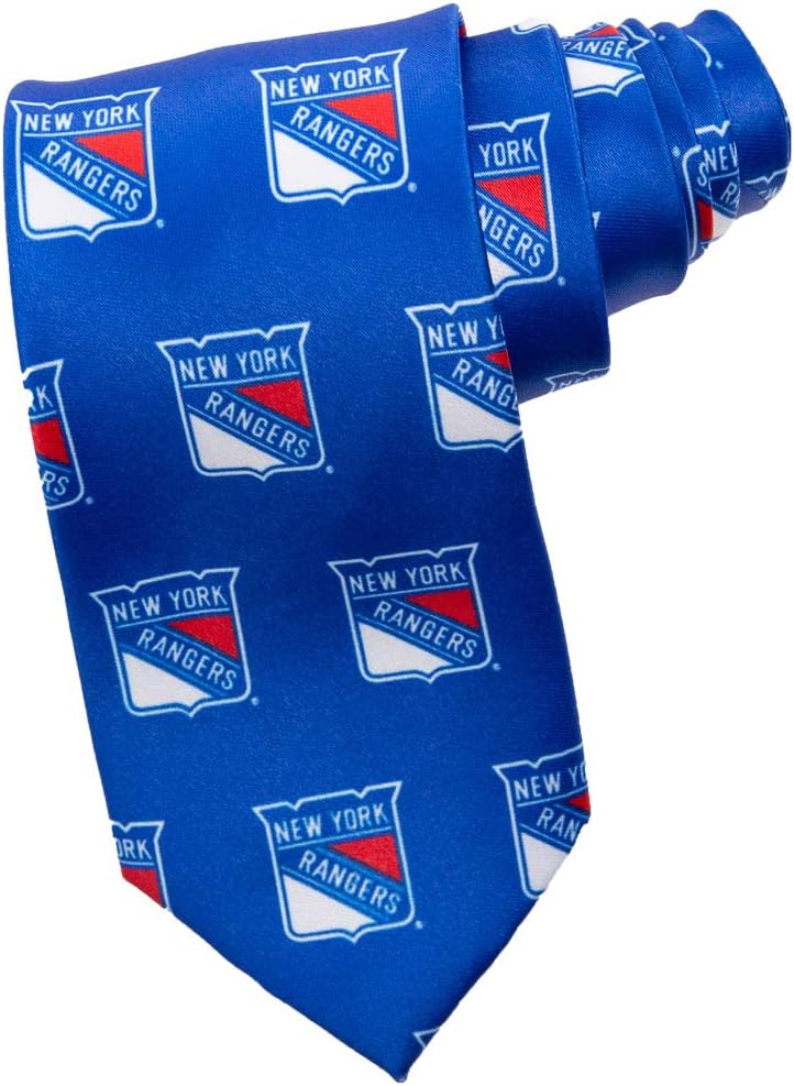 NHL Men's All Over Team Logo Neck Tie