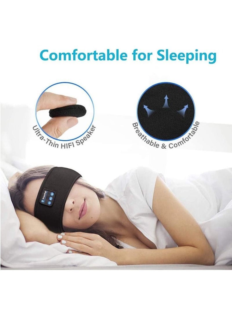 Arabest - Sleep Headphones Bluetooth Headband,Upgrage Soft Sleeping Wireless Music Sport Headbands, Long Time Play Headsets with Built in Speakers Perfect for Workout, Running, Yoga - Image 1
