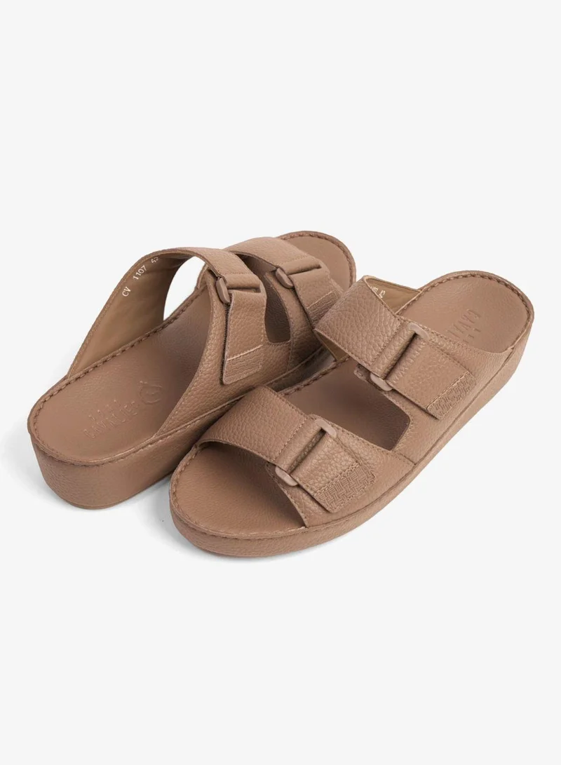 UOMO Cavalier UOMO CAVALIER MEN'S ARABIC SANDAL WITH ADJUSTABLE STRAP STONE