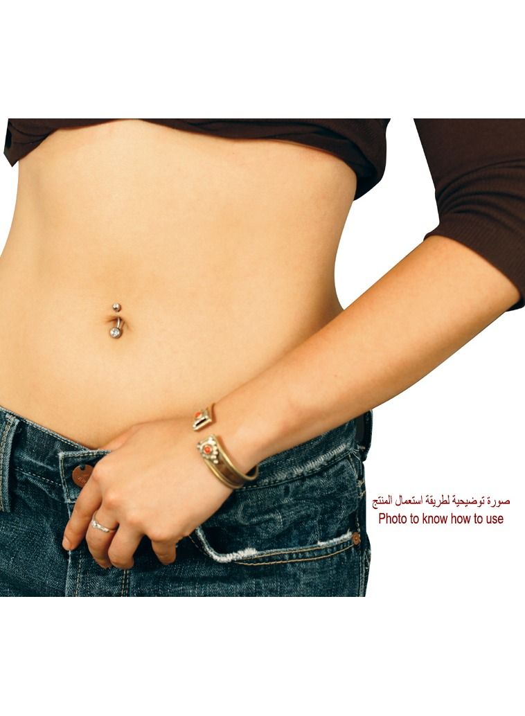 X8 BODY HARDWARE Stainless steel 316L dangle star belly ring - Image 4