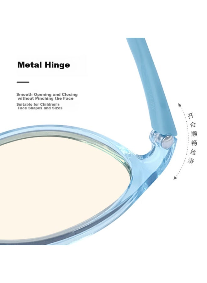 Quark Kids Anti-blue Light Gl Black Melanin Uv Protection Eye Care Radiation Flat Mirror Ty2106c2 - Image 2