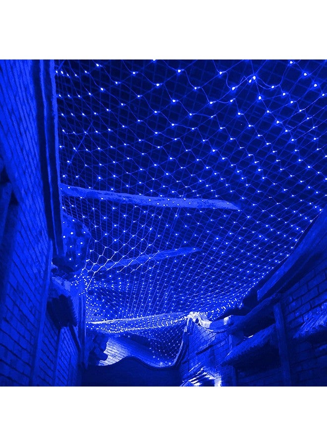 MIRADH Led Net Mesh String Lights - Diwali Lights for Decoration for Home Diwali Lights for Home Decoration led Lights Christmas Decoration Items for Home 6.6ft x 6.6ft 144 LEDs (Still Mode Blue) - Image 5