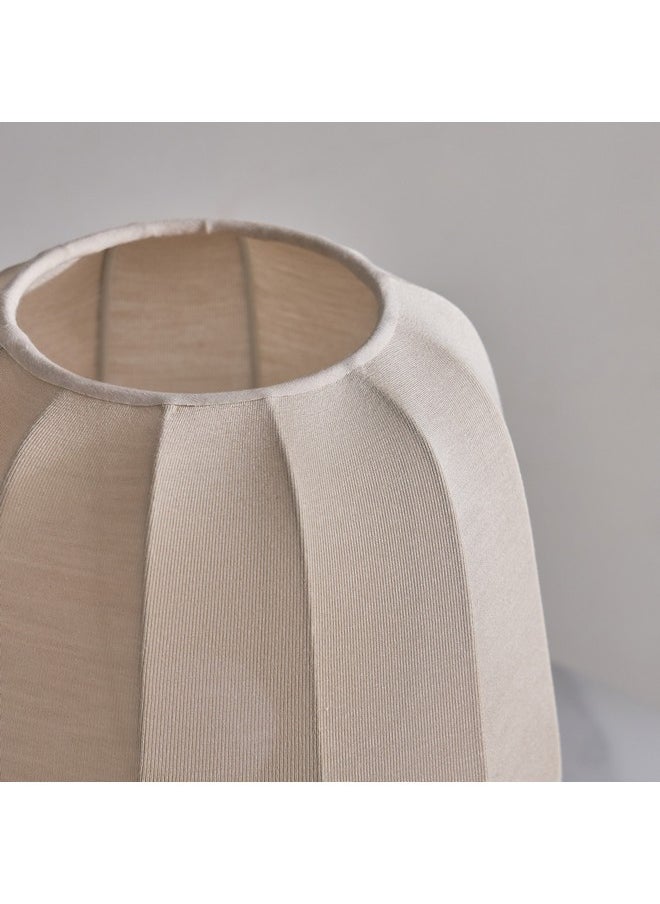 Home Box - Collett E27 Metal Table Lamp with Fabric Shade 22 x 22 x 25 cm - Image 1