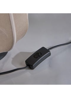 Home Box مصباح طاولة معدني كولييه E27 مع ظلال قماشية 22 × 22 × 25 سم  - Image 5
