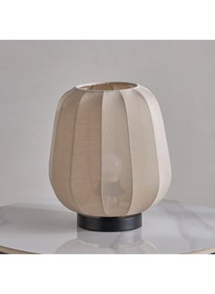 Collett E27 Metal Table Lamp with Fabric Shade 22 x 22 x 25 cm