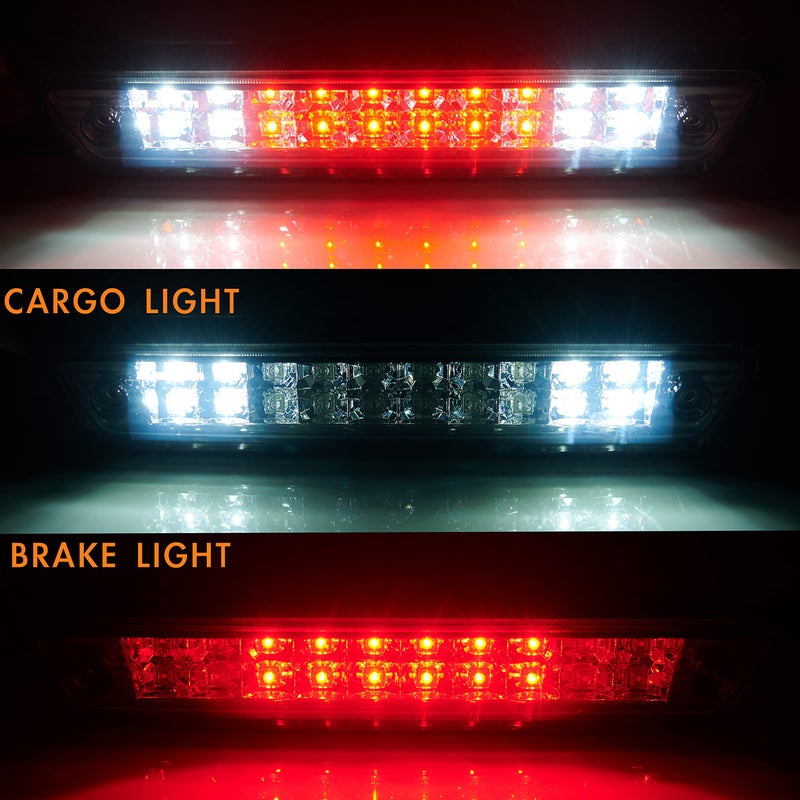 Cxdar Third 3rd Brake Light, LED High Mount Stop Light for 2009-2014 Ford F150, 10-14 Lincoln Mark LT, Rear Center Cab Roof Tail Cargo Lamp, DOES NOT FIT SVT Raptor & Models with Hill Descent Control - Image 4