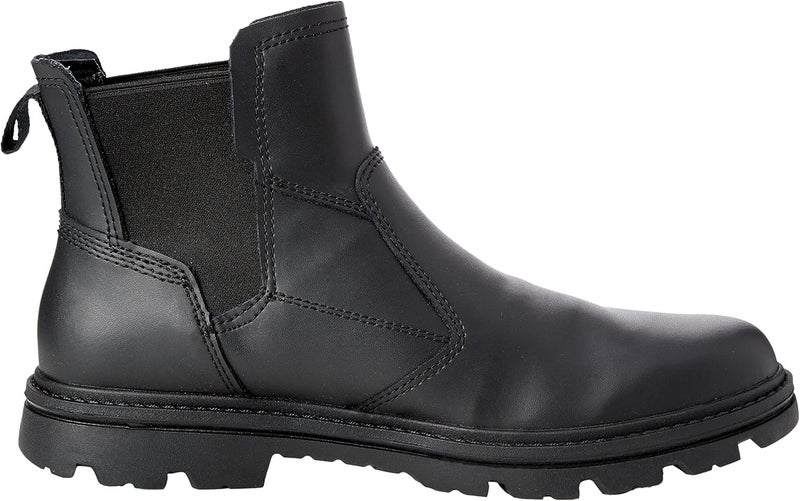 CATERPILLAR أحذية كات جلدية سوداء عالية الكعب للرجال - Image 5