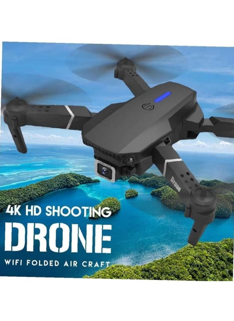 JAJEEK E88 PRO Ayoo 4K Drone – Ultra HD FPV Quad-Copter with Intelligent Flight Modes, Headless Mode, 360° Rotation & Long Battery Life – Ideal for Aerial Shoots - Image 2