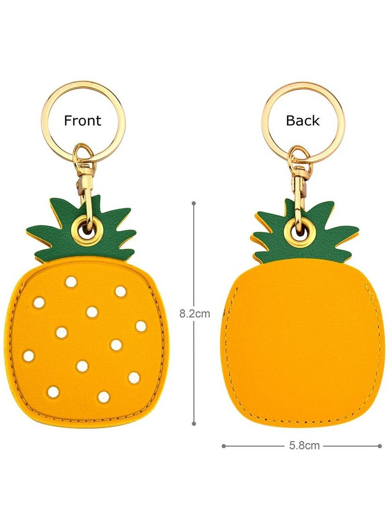 SYOSI - 2 Pack 3 in 1 Protective Case Compatible with Huawei Tag / Tile Pro 2022 Mate Apple AirTag / Access Card Keychain Tracker Cover Key Ring for Bag / Suitcase, for Airtags Accessories - Image 1