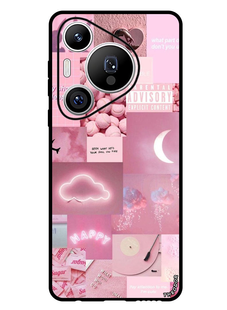 Theodor Protective Case Anti Scratch Shock Proof Bumper Cover For Huawei Pura 70 Pro Plus Random Asthetic - Image 1