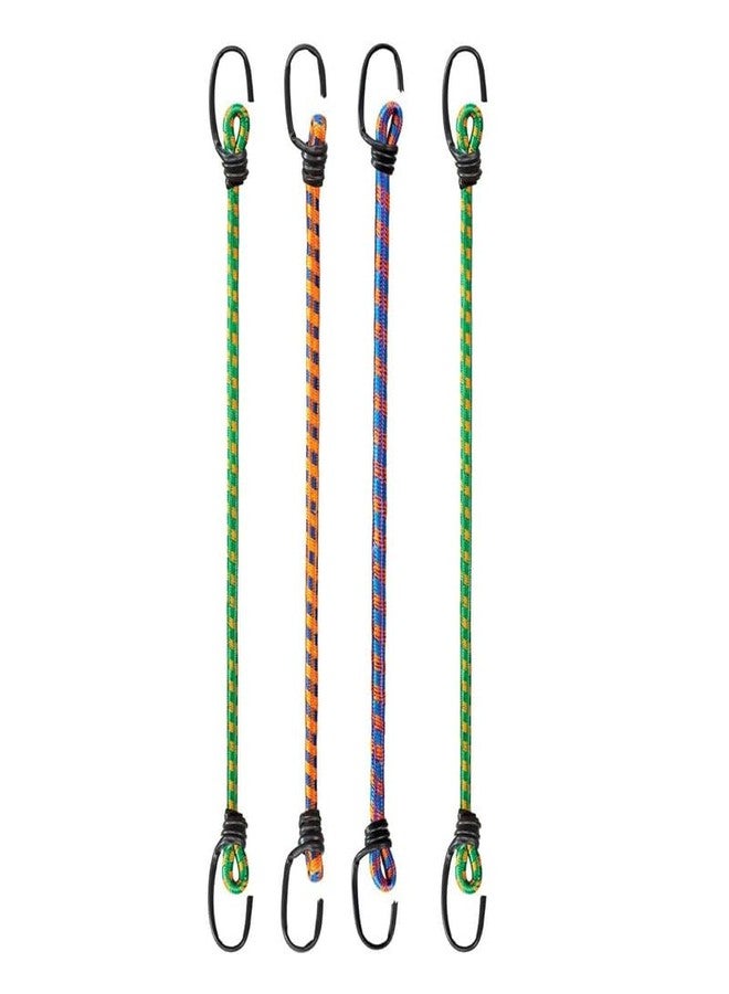 COPY LINE 15 FT Cloths Drying Ropes | Multi Colour | Bungee Cord | Ropes with HOOKES,Pack 2 - Image 1