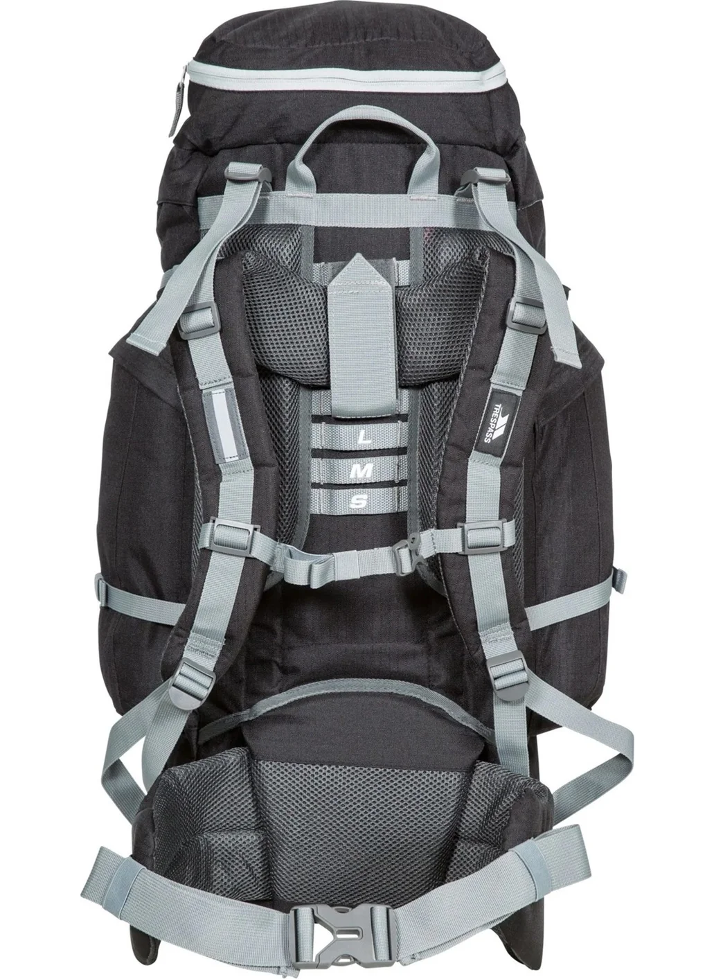 Trespass Unisex Trek 66 - 66 Litres Rucksack Ash Backpack UAACBAF20001-29932