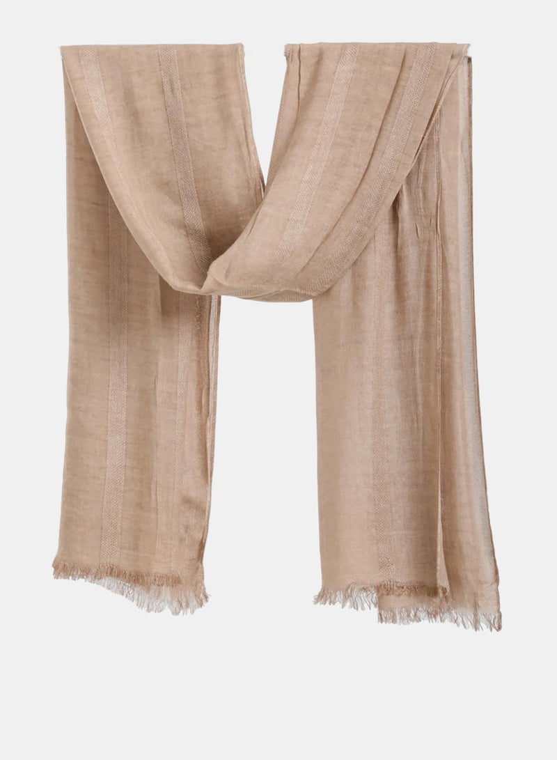 Carina Tonal Stripe Scarf - Image 1