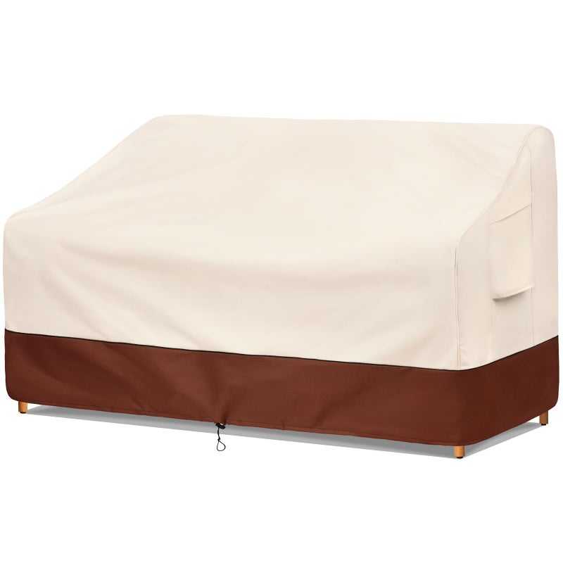 Bestalent أغطية أثاث الفناء من بيستالنت مقاومة للماء لأرائك الهواء الطلق تناسب حتى 54W x 38D x 35H بوصة