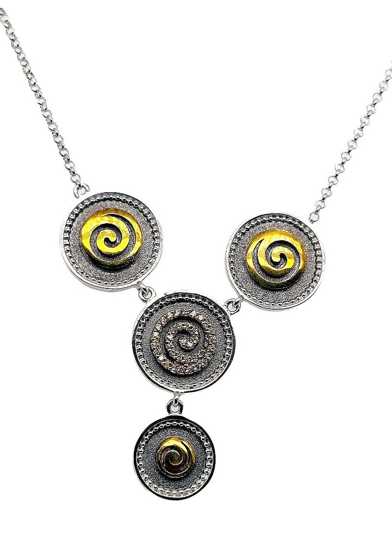 بي تي سي إيلا - سلسله فضة مطليه بالذهب (SIL0500) - Image 2