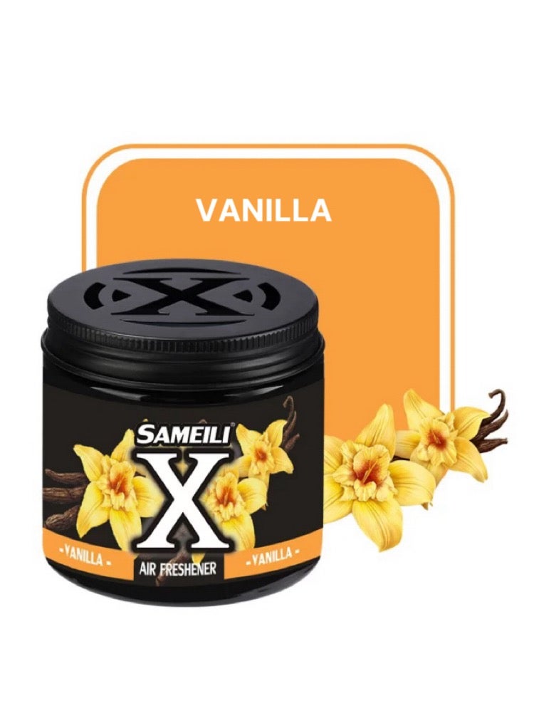 SAMEILI [3-pack]Air Freshener ,Solid perfume,Odor Eliminator ,Gel Scent Freshener,Room Closets Bathrooms Car,Vanilla Scent - Image 1