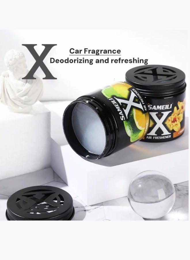 SAMEILI [3-pack]Air Freshener ,Solid perfume,Odor Eliminator ,Gel Scent Freshener,Room Closets Bathrooms Car,Vanilla Scent - Image 3