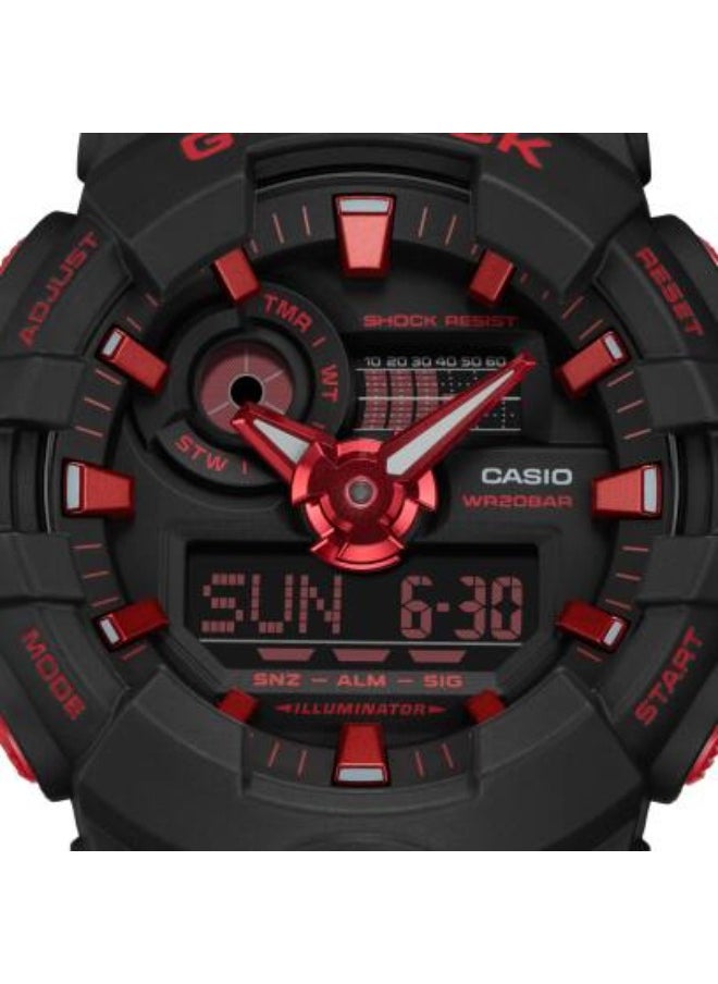 CASIO Casio Men's Watch G-shock Digital Analog Camouflage Resin Band GA-700BNR-1ADR  - Image 2