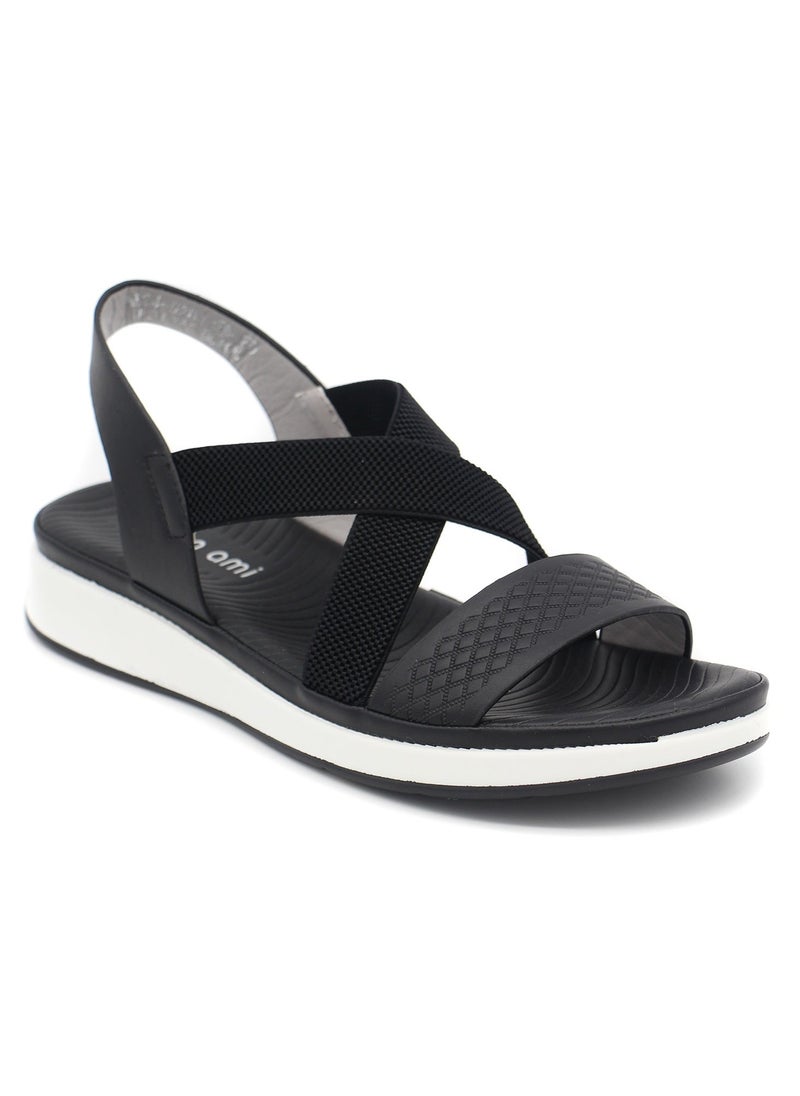 Mon Ami Monami Flat Sandals for Women | Casual Fashion Shoes, Soft Bottom Women Sandals for Girls & Ladies | Lightweight Girls Sport Comfy Sandals - Image 1