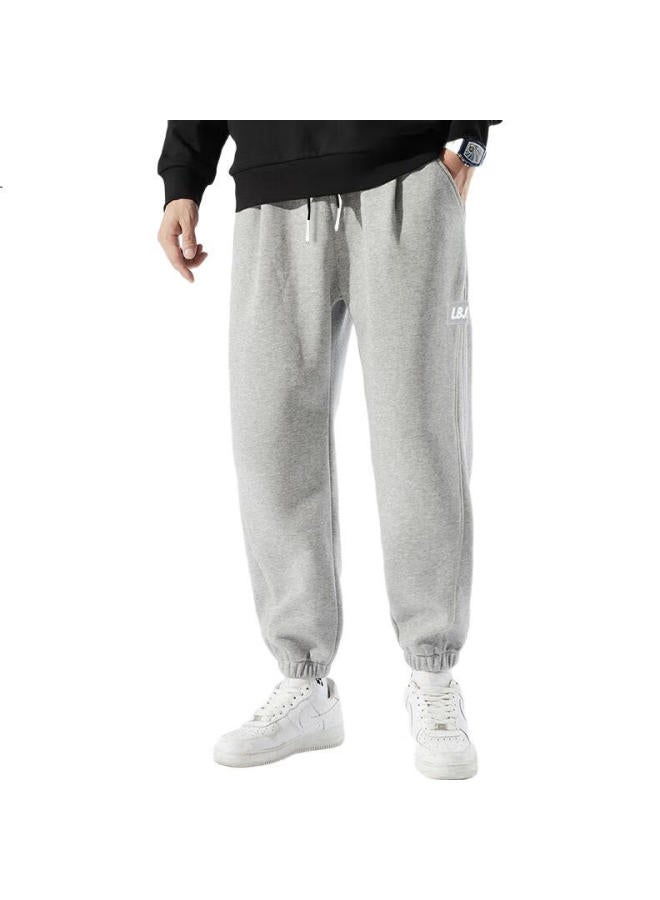 Vancamel Casual Pants For Men, Loose-Fitting Joggers, Youth Nine-Tenths Length Sports Trousers, Versatile Sweatpants, Light Gray, 2Xl - Image 2