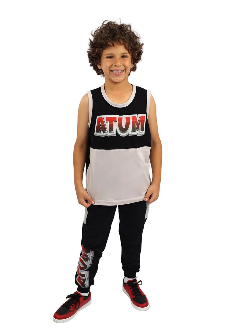 ATUM Graphic Logo Boy's  Tank Top - Image 2